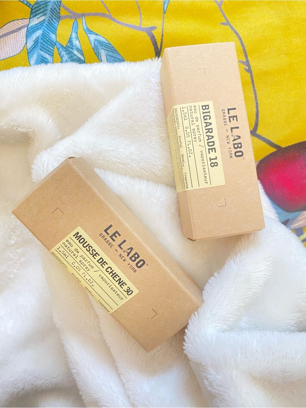 Le Labo bundle of two sample perfumes city exclusives